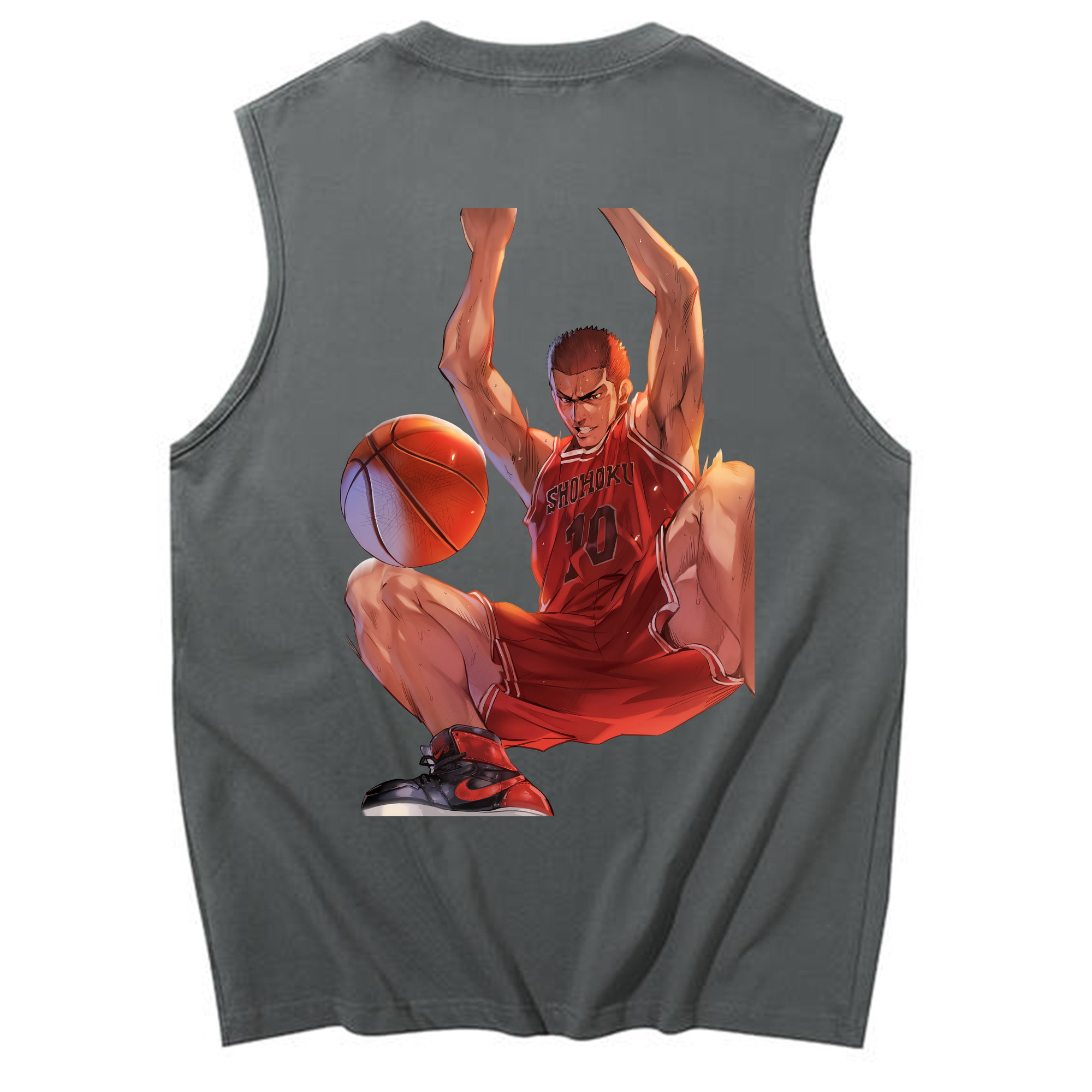 （画像用） SLAM DUNK／スラムダンク コットン100％タンクトップ（背面プリント）